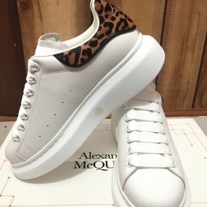 alexander mcqueen leopard trainers